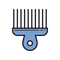 afro pick icon