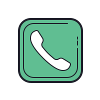 Phone Icon Aesthetic Green Pastel - img-ultra