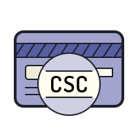Card Security Code icon in Ice Cream Style
