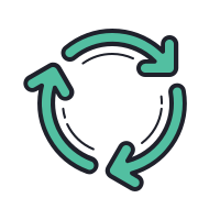 circular arrows--v2 icon