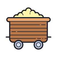 mine cart icon