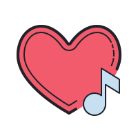 Music Heart Icon Free Download Png And Vector