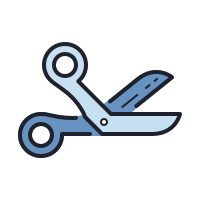 surgical scissors icon