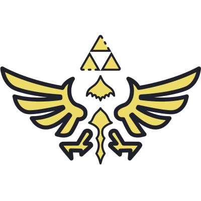 The Legend Of Zelda Skyward Sword Icon In Color Hand Drawn Style