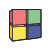 Code Blocks icon in Color Hand Drawn Style