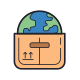 worldwide delivery icon