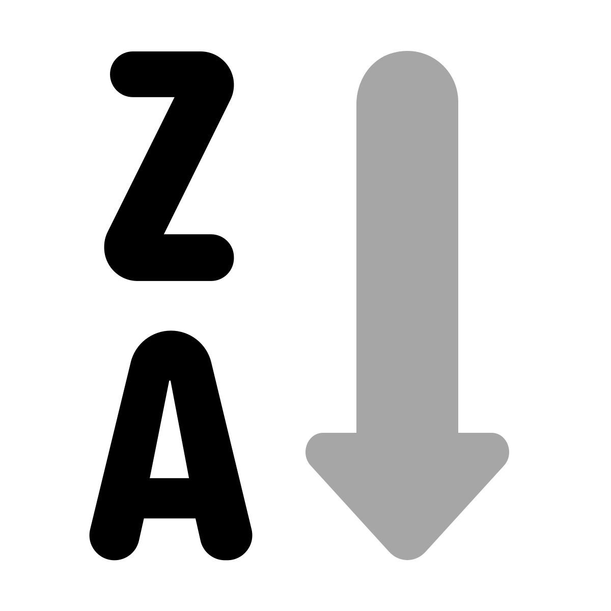 plumpy style alphabetical sorting 2 icon