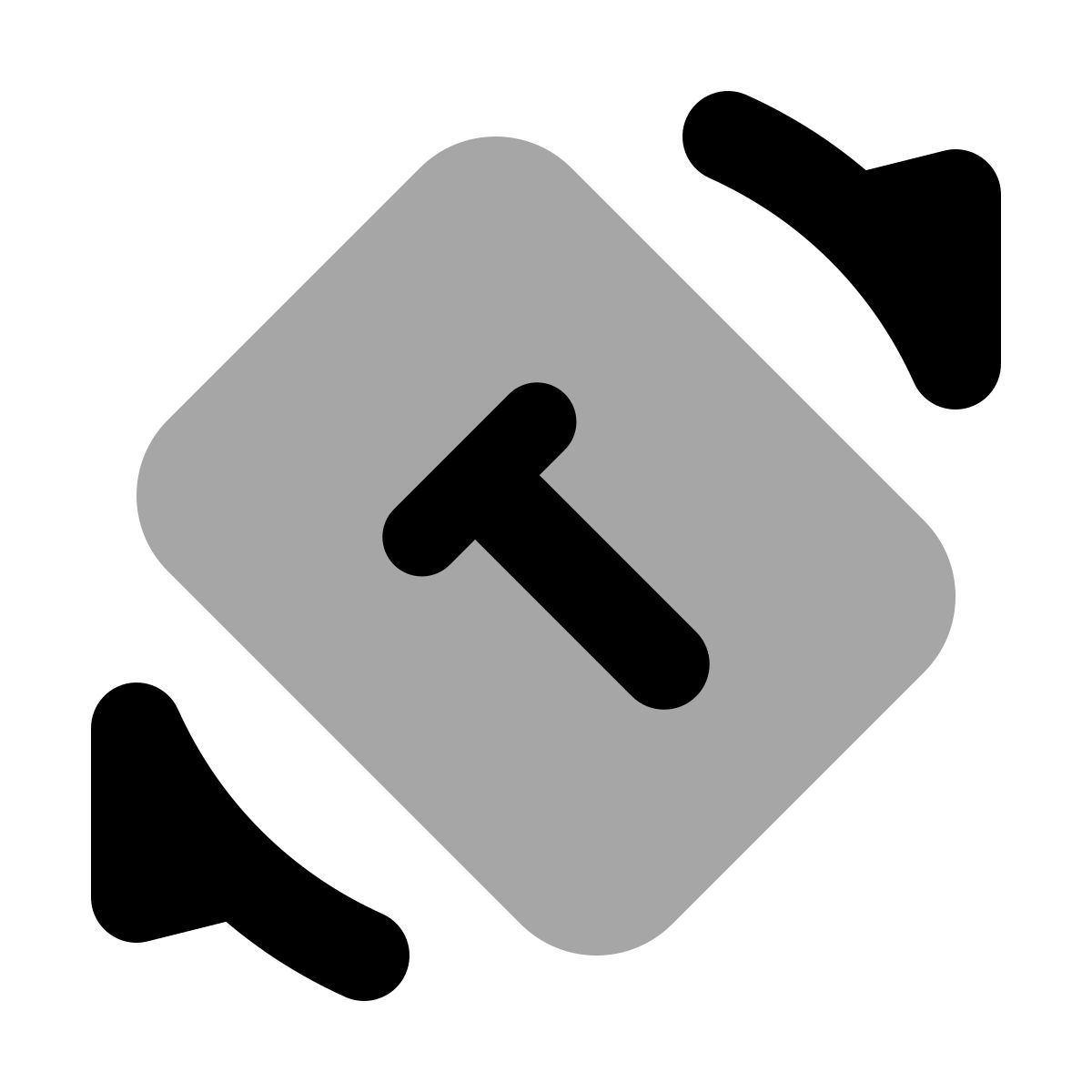plumpy style automatisch basierend auf text rotieren icon