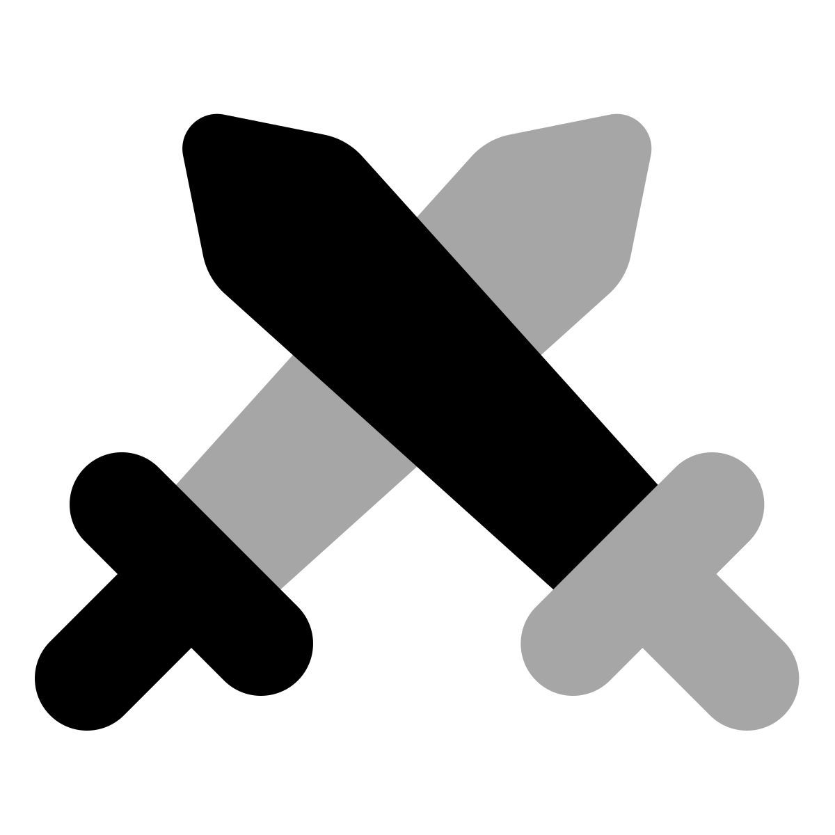 plumpy style épées croisées icon