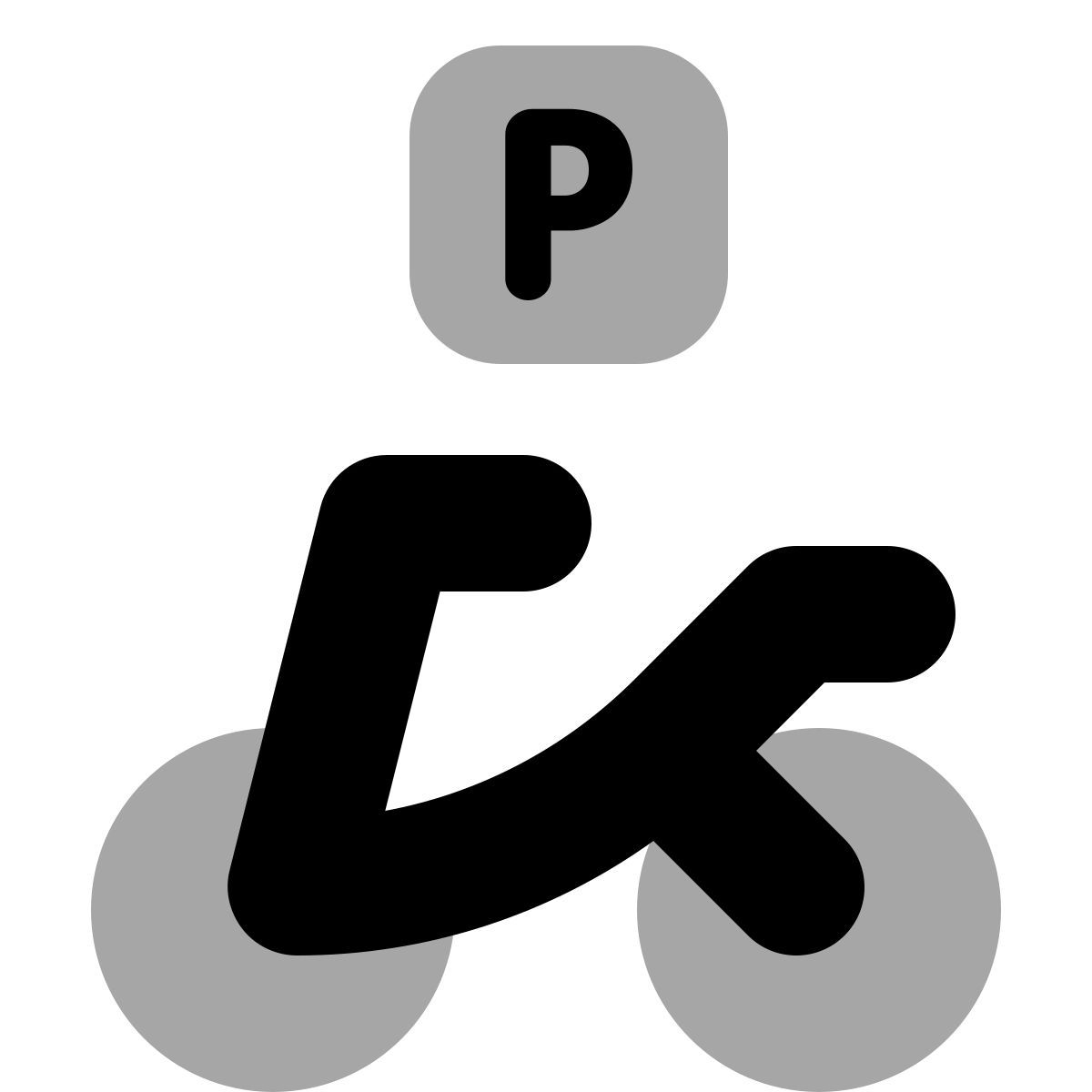 plumpy style parcheggio bici icon