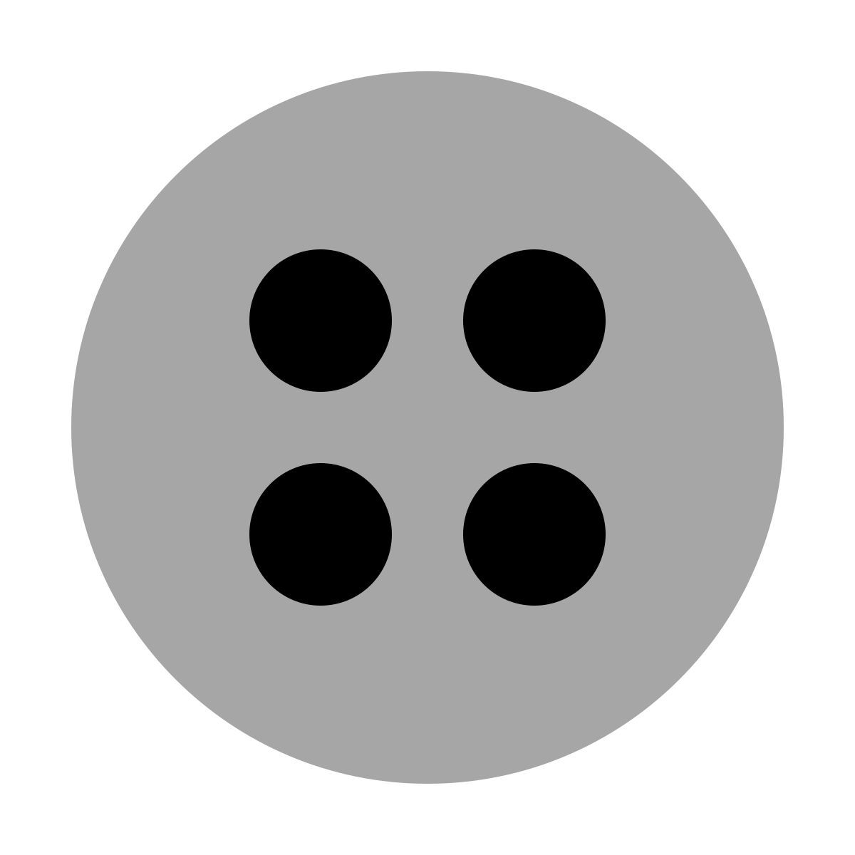 plumpy style sewing button icon