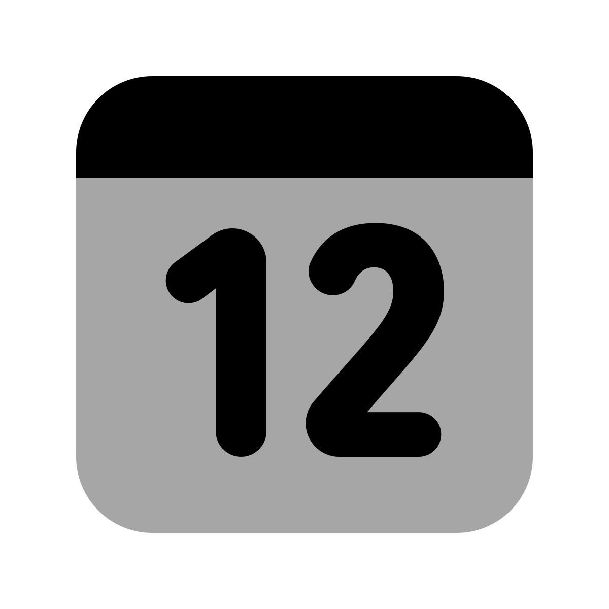 plumpy style 日历12 icon