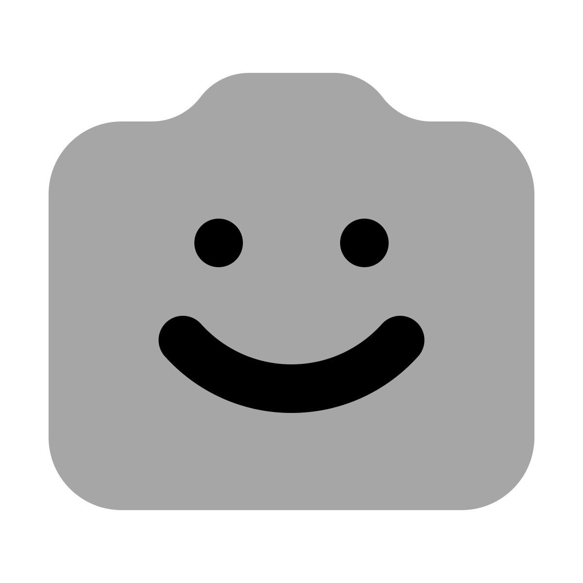 plumpy style 与面孔的照相机象 icon