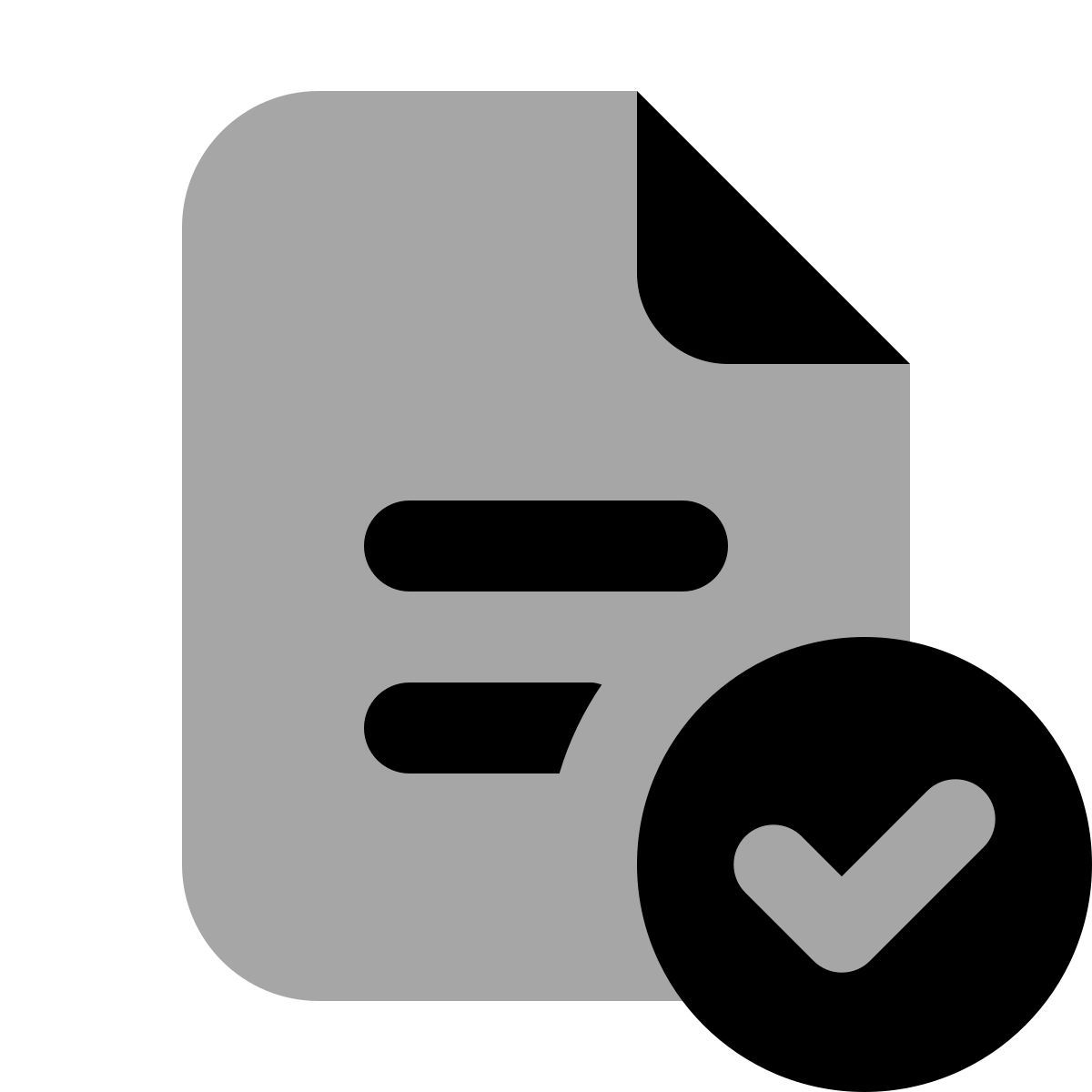 plumpy style check document icon