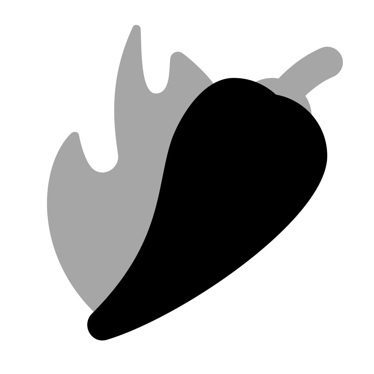 plumpy style chili pepper icon