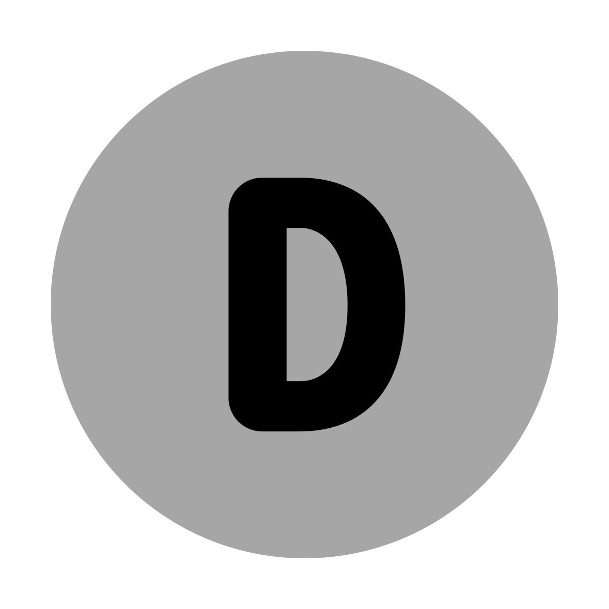 plumpy style d en círculos icon