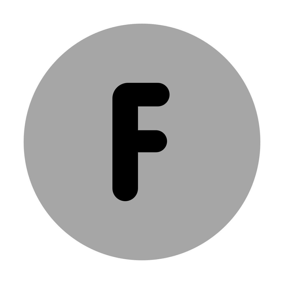 plumpy style 동그라미 f icon