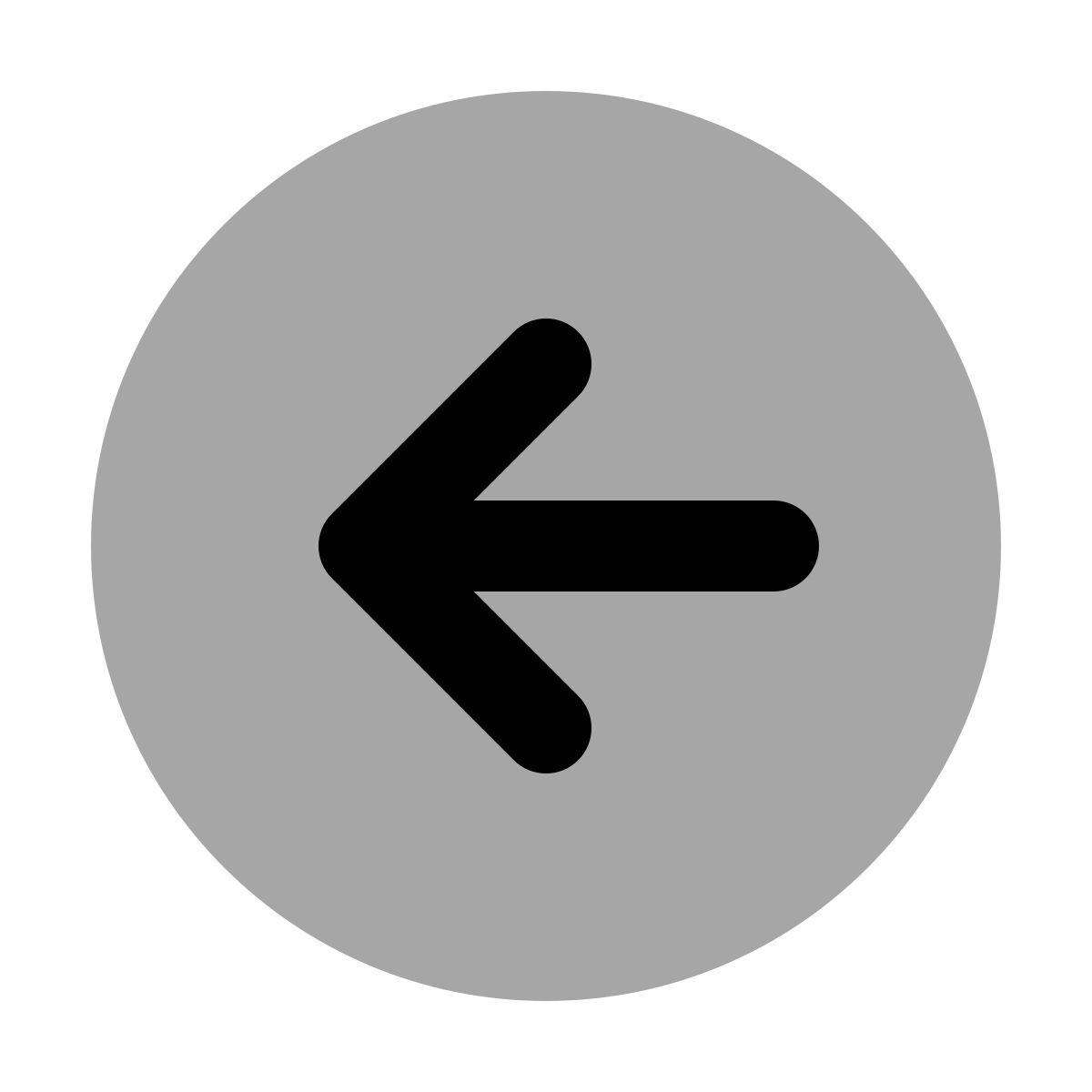 plumpy style back arrow icon