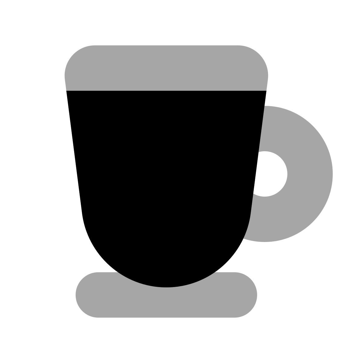 plumpy style coffee cup icon