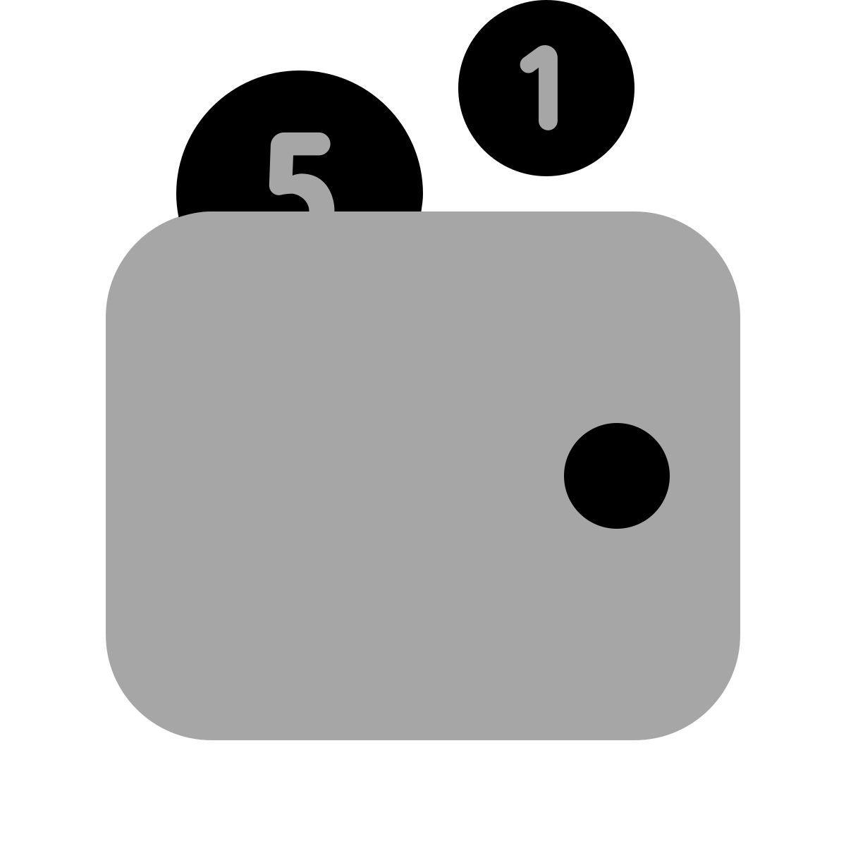 plumpy style coin wallet icon