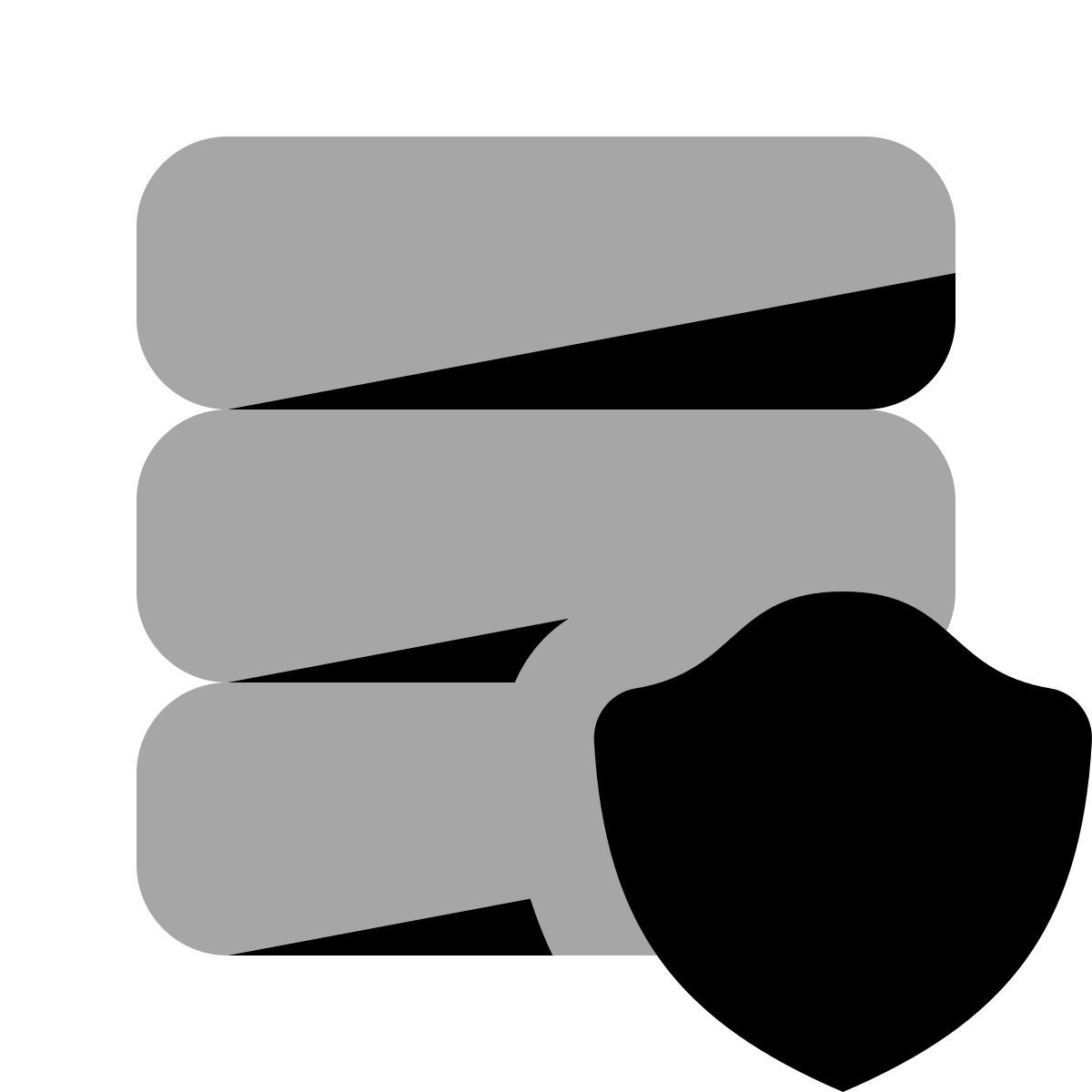 plumpy style data security icon