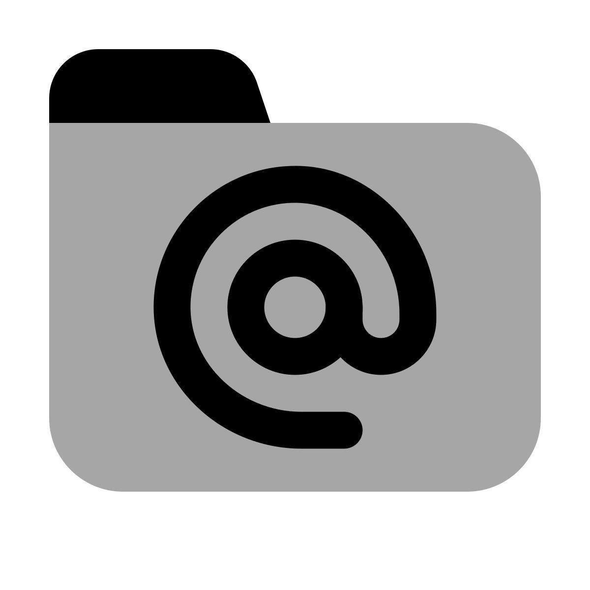 plumpy style cartella e mail icon
