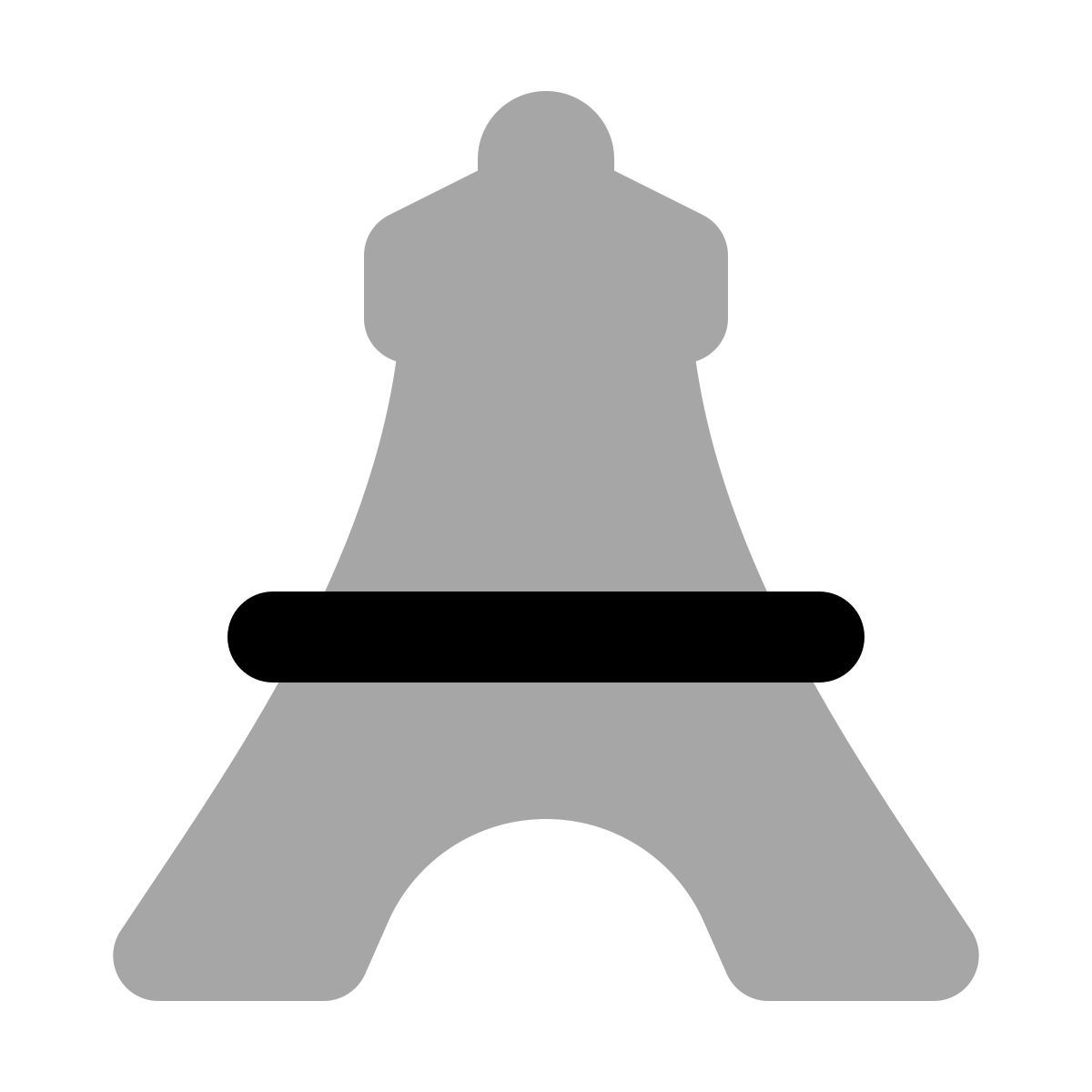 plumpy style eiffel tower icon