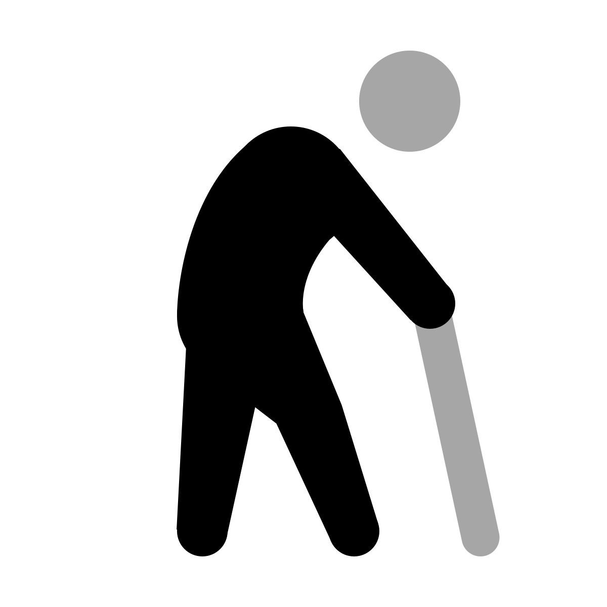 plumpy style ältere person icon