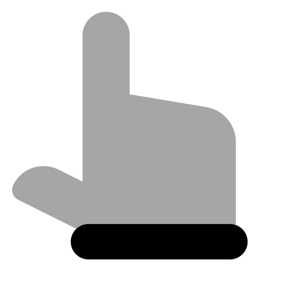 plumpy style finger und daumen icon