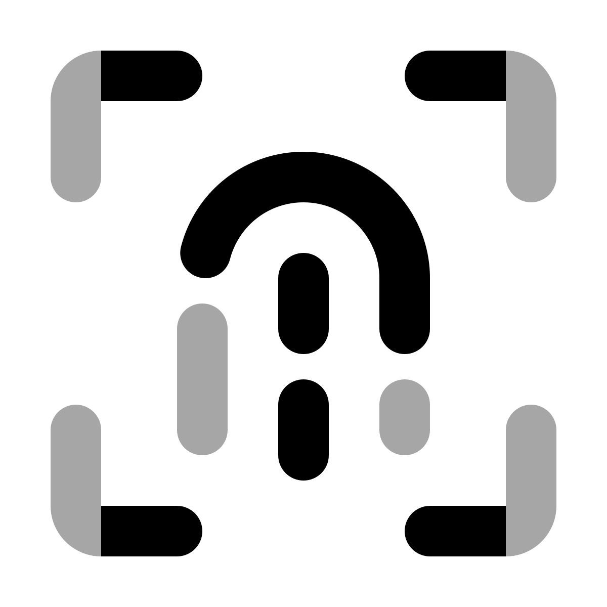 plumpy style riconoscimento delle impronte digitali icon