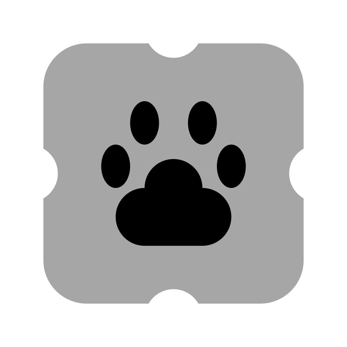 plumpy style digitalização de pegada icon