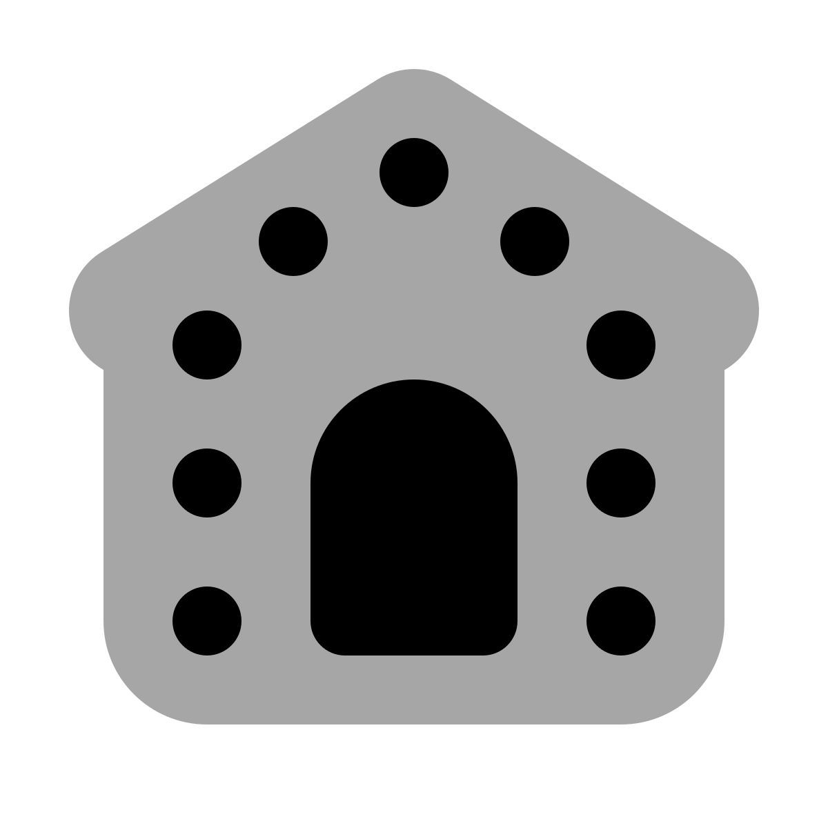 plumpy style casa di pan di zenzero icon