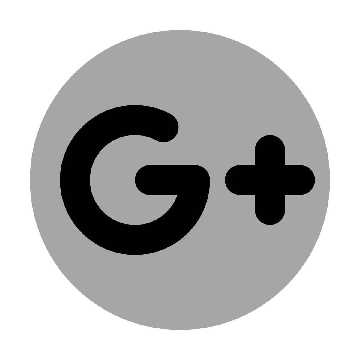 plumpy style google plus icon