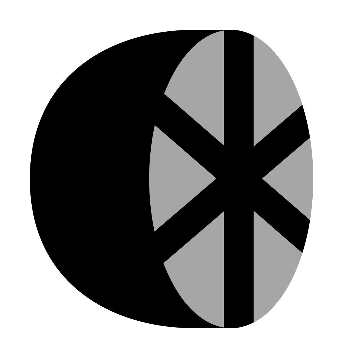 plumpy style mezza arancia icon