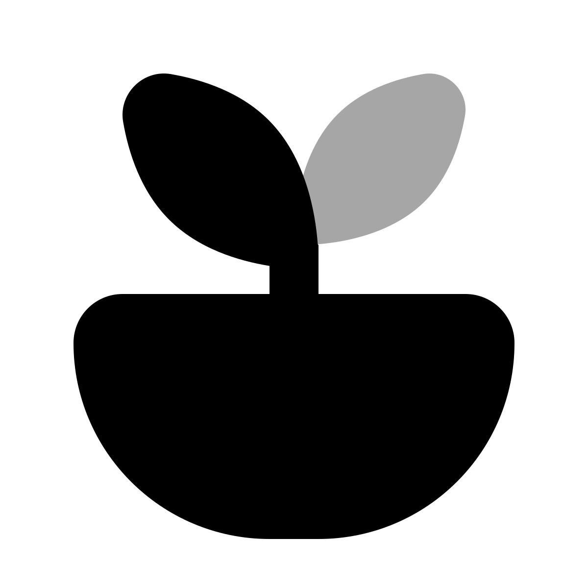 plumpy style healthy food icon