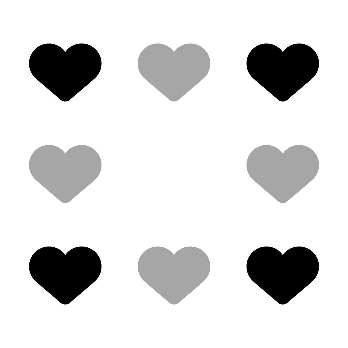 plumpy style 심장 테두리 icon