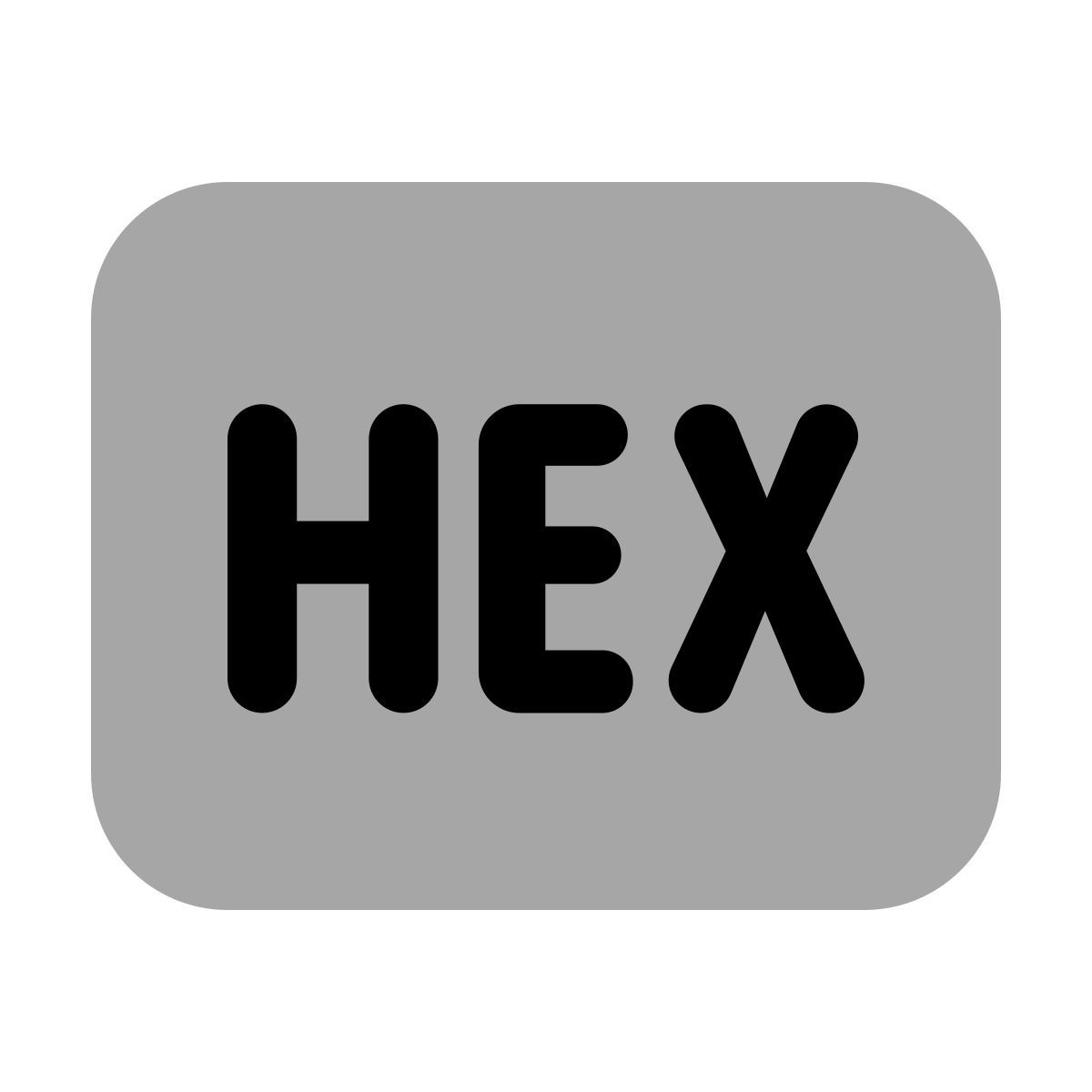 plumpy style hexadecimal icon