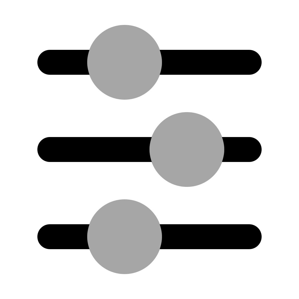 plumpy style mixer de configurações horizontal icon