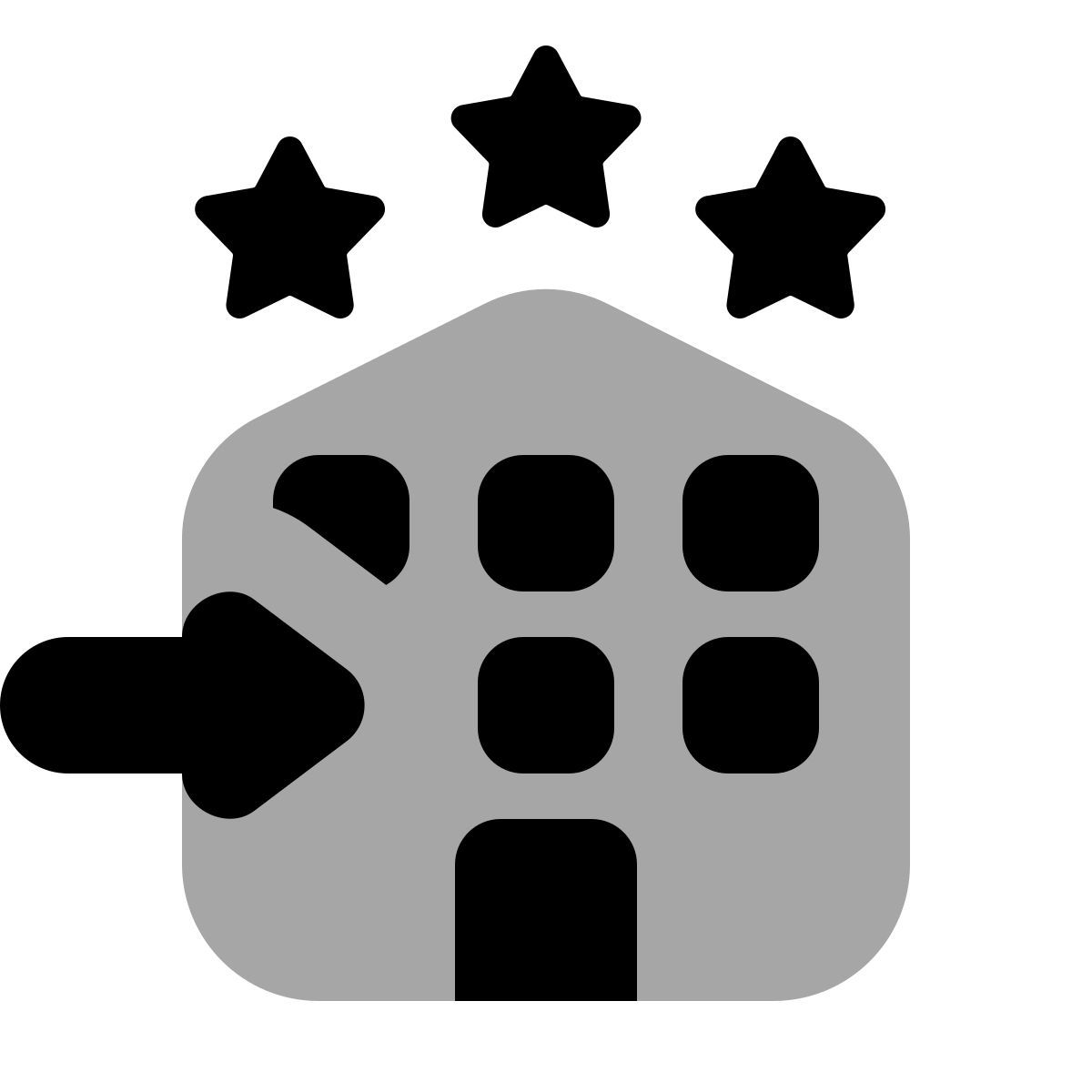 plumpy style hotel check in icon