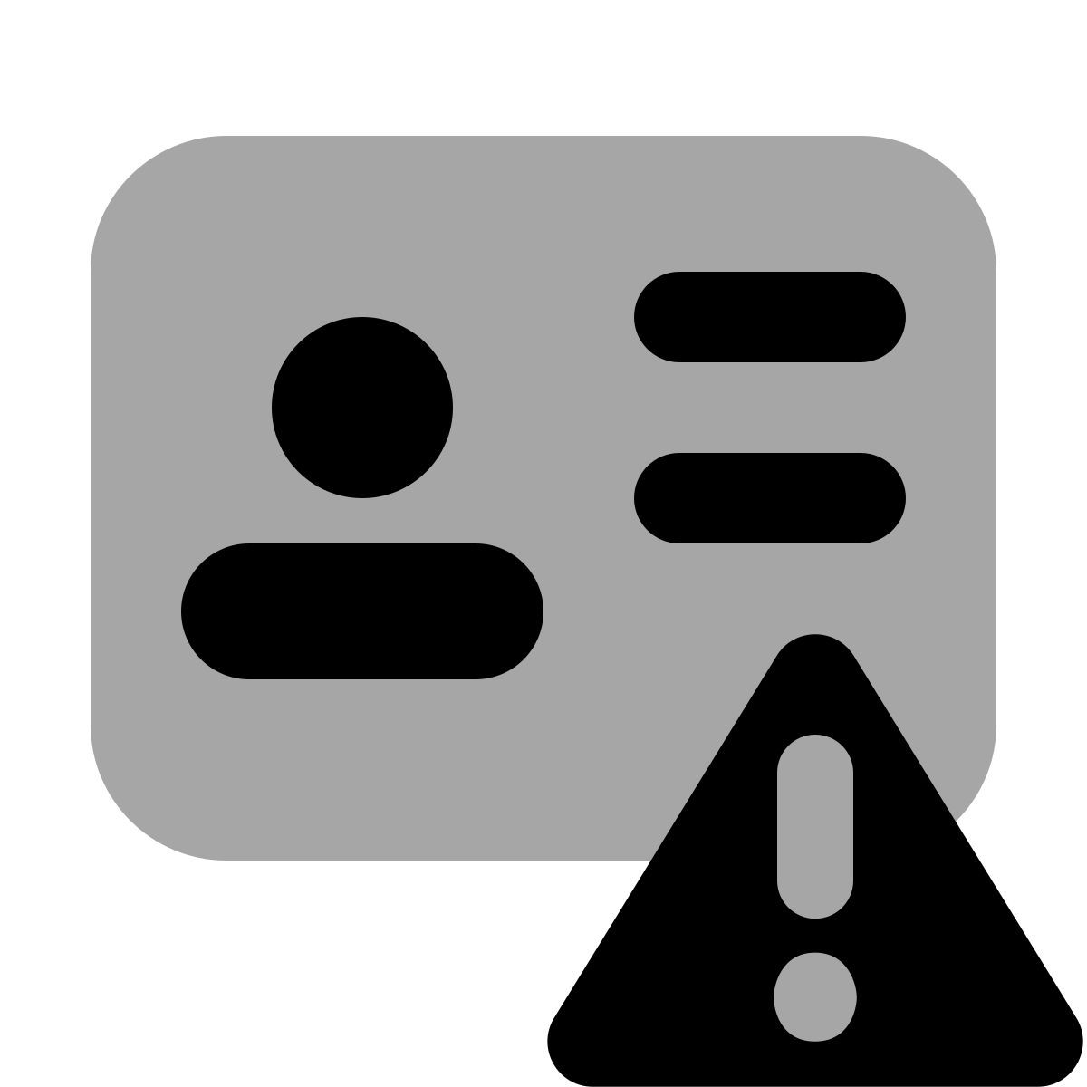 plumpy style identification documents error icon