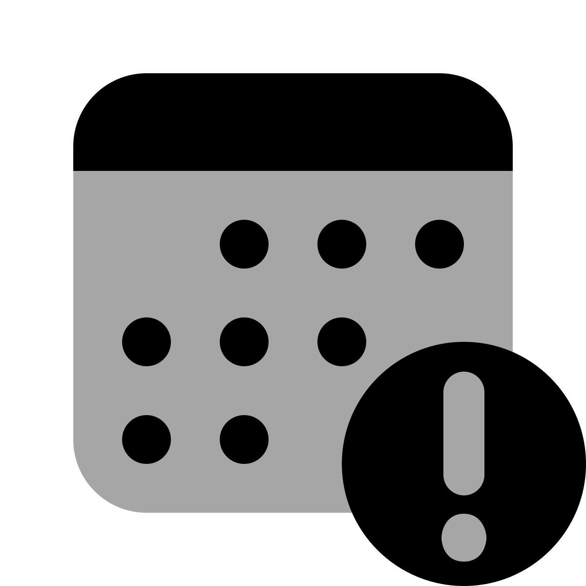 plumpy style important month icon