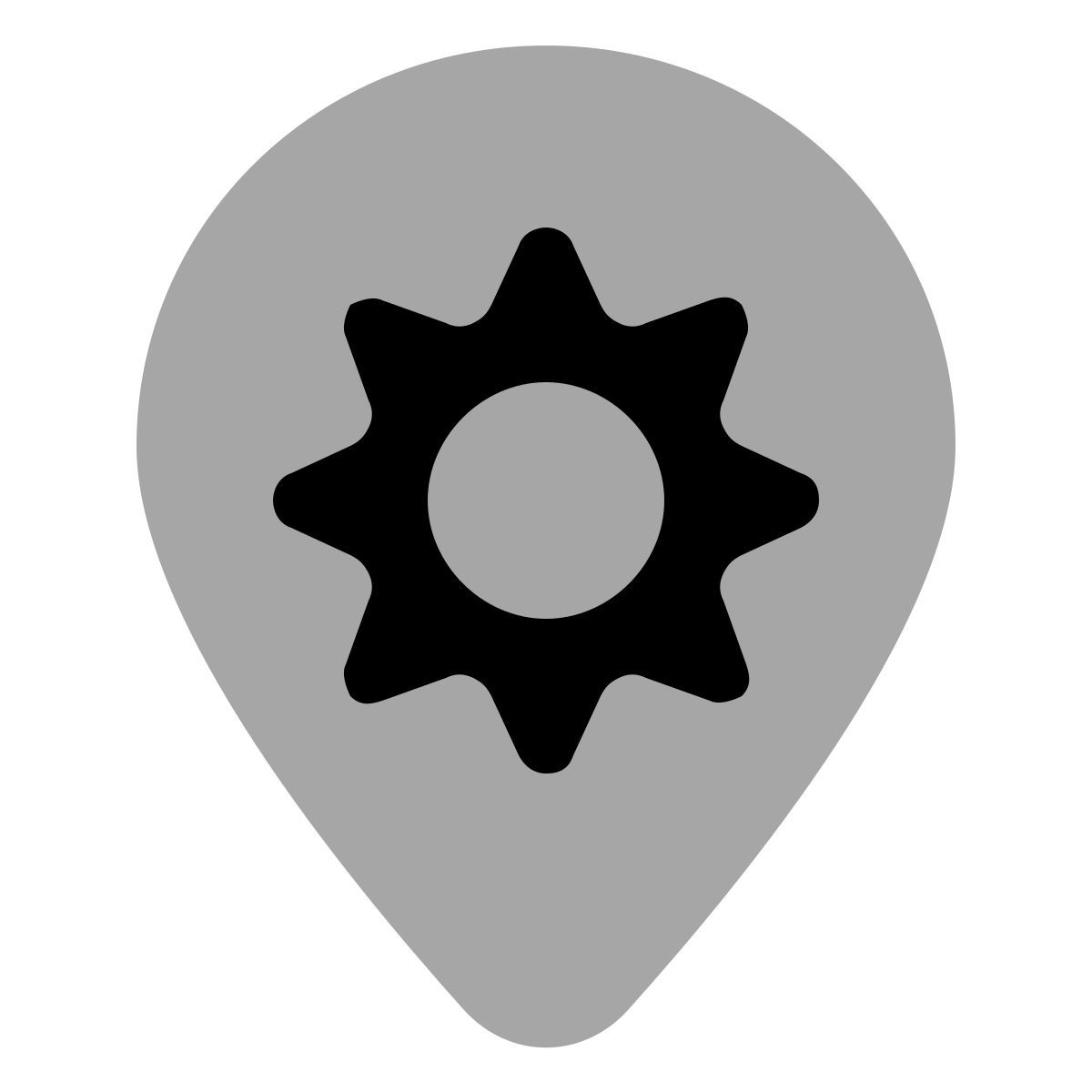 plumpy style marker sun icon