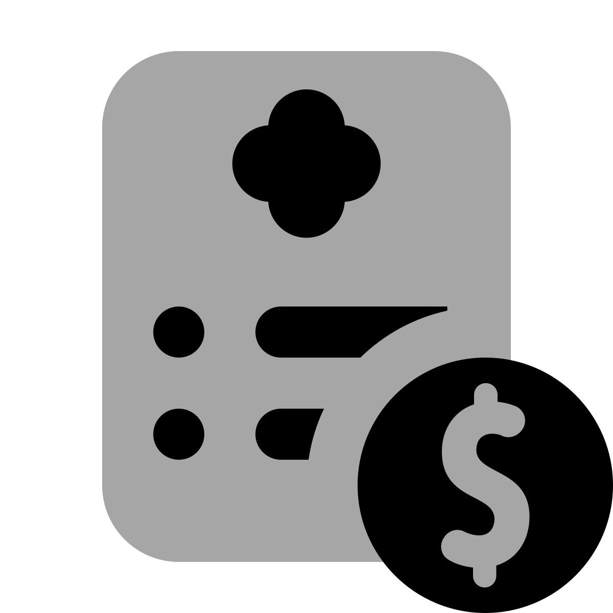 plumpy style 의료비 icon