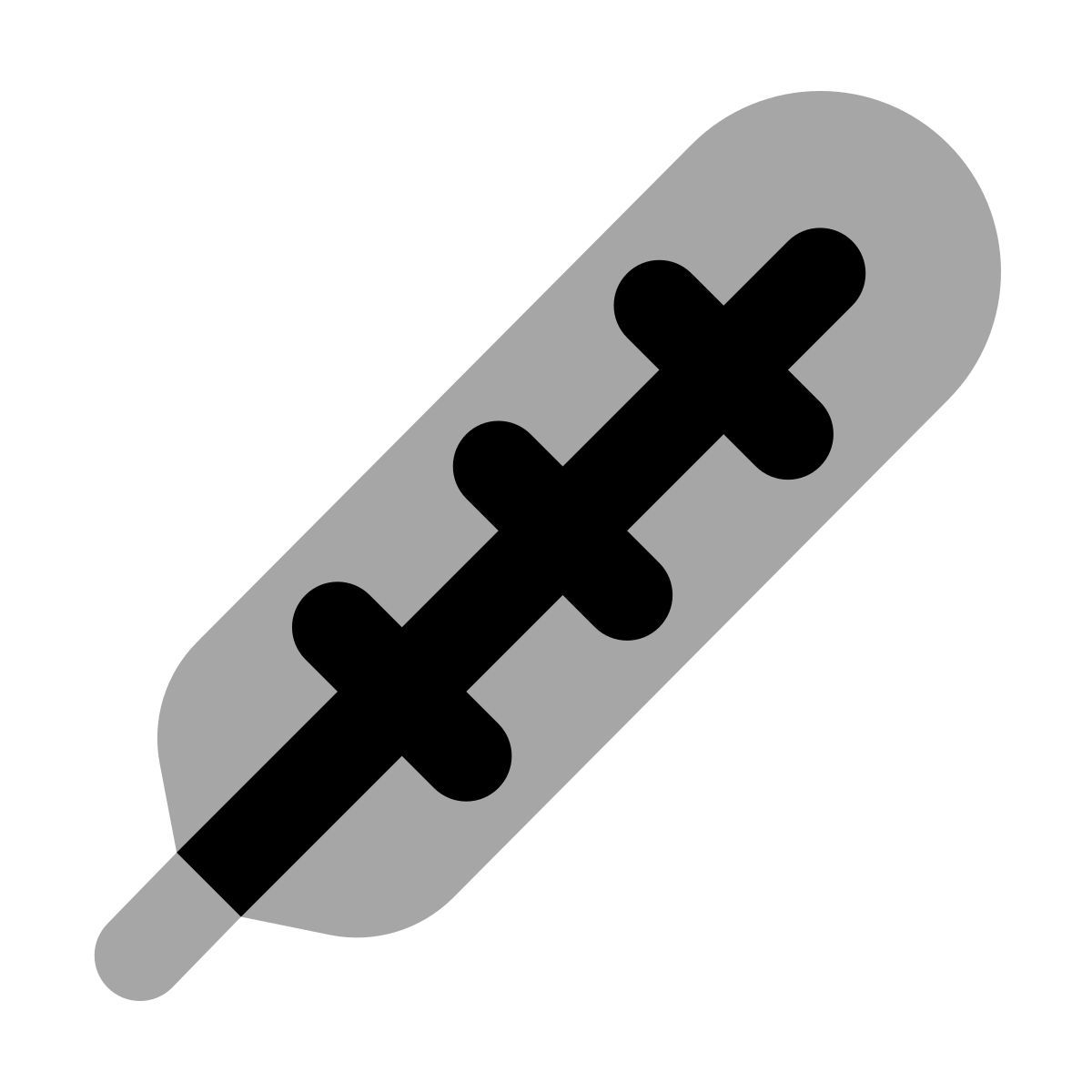 plumpy style termometro medico icon