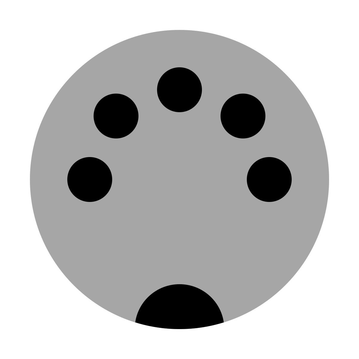 plumpy style conector midi macho icon