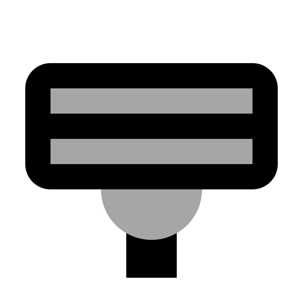 plumpy style 현대 면도기 icon