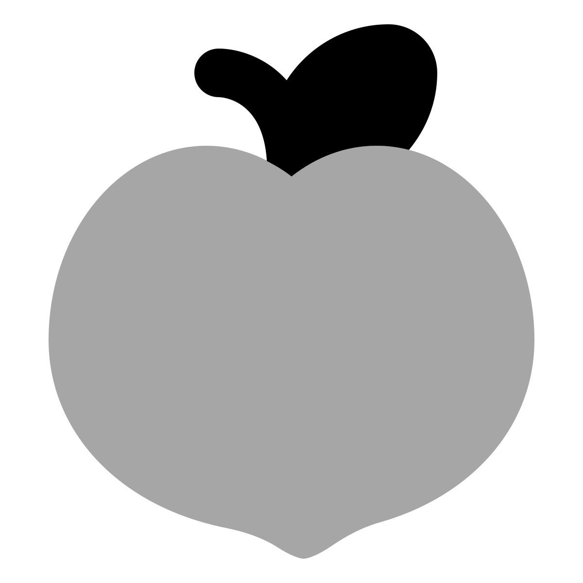 plumpy style peach icon