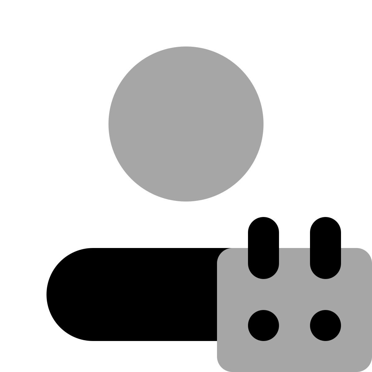 plumpy style calendrier de personne icon