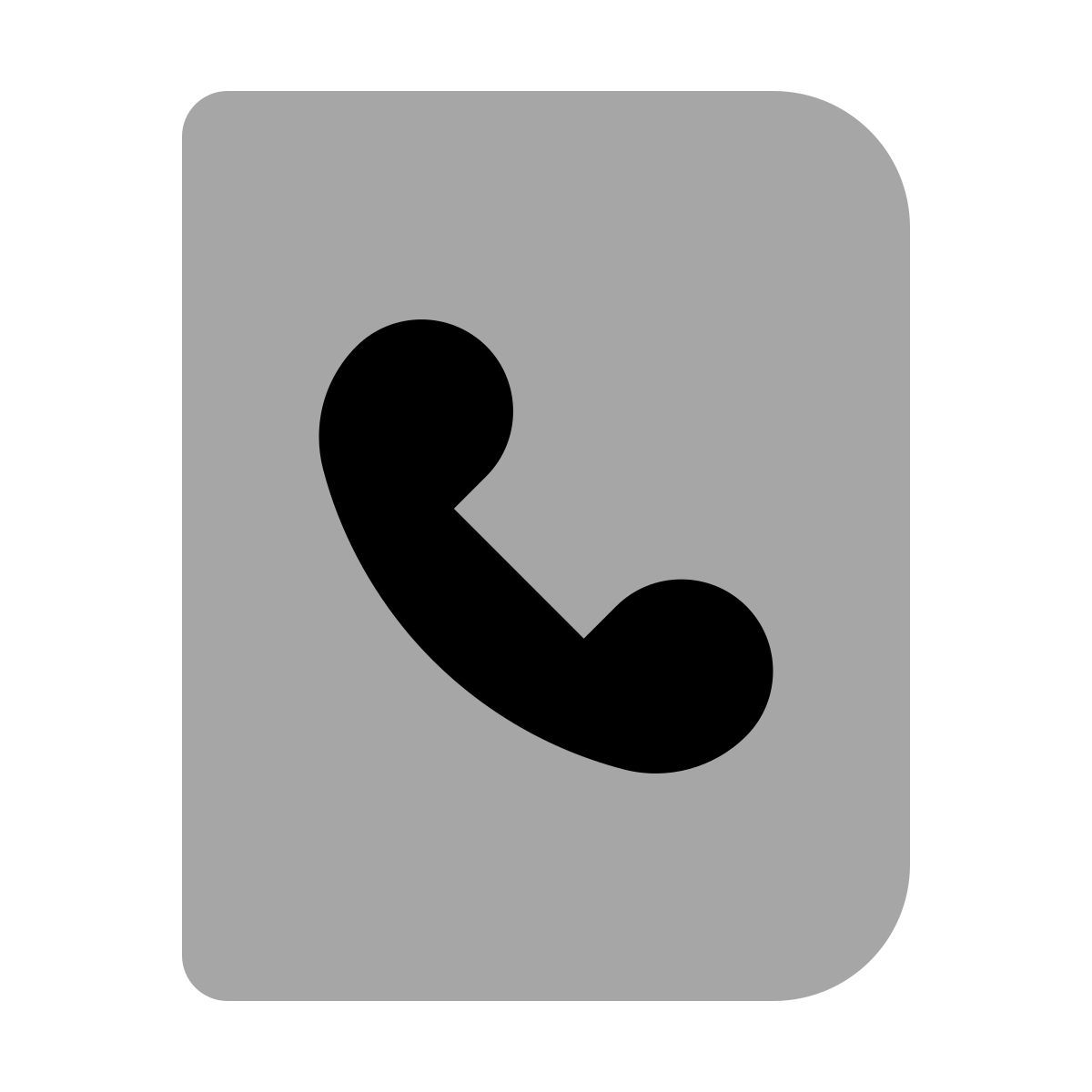 plumpy style phone book icon