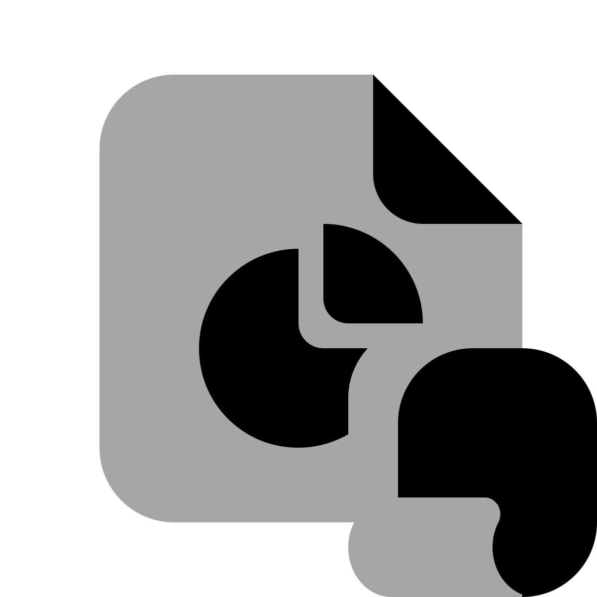 plumpy style script du rapport de diagramme circulaire icon